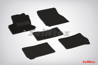 Ковры ворсовые Seintex для Nissan Note 2005-2009 цвет ( Черный)