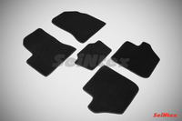 Ковры ворсовые Seintex для Toyota RAV 4 II 2000-2006 цвет ( Черный)