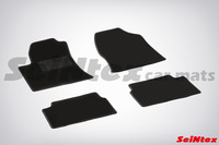 Ковры ворсовые Seintex для Toyota Avensis II 2002-2009 цвет ( Черный)