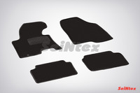 Ковры ворсовые Seintex для KIA Ceed II 2012- цвет ( Черный)