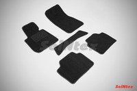 Ковры ворсовые Seintex для BMW 3 Ser F-30 2011- цвет ( Черный)