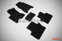 Ковры ворсовые Seintex для Renault Koleos 2011- цвет ( Черный)