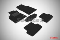Ковры ворсовые Seintex для Renault Megane IIII 2008- цвет ( Черный)