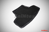 Ковры в багажник Seintex для Infiniti M37X / Q70 2010- (цвет Черный)