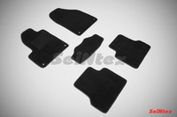 Ковры ворсовые Seintex для Jeep Cherokee V 2014- цвет ( Черный)