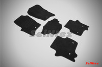 Ковры ворсовые Seintex для Land Rover Discovery IV 2009- цвет ( Черный)
