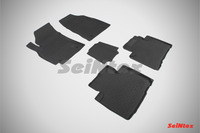 Ковры резиновые с бортом Seintex для Geely Emgrand X7 2013- (цвет Черный)