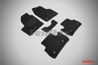 Ковры ворсовые Seintex для Land Rover Freelander II 2006- цвет ( Черный)