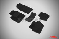 Ковры ворсовые Seintex для Ford EcoSport 2014- цвет ( Черный)