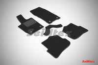 Ковры ворсовые Seintex для Audi А1 2010- цвет ( Черный)
