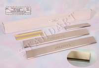 Накладки порогов Standart Natanika для Toyota Auris 2013- PS-TO28 (4 шт.)