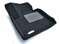 Ковры 3D ворсовые Euromat 3D БИЗНЕС для Audi A3 2008-2013 (цвет Черный)