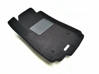 Ковры 3D ворсовые Euromat 3D БИЗНЕС для Chevrolet Aveo 2012- (цвет Черный)