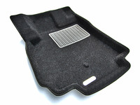 Ковры 3D ворсовые Euromat 3D БИЗНЕС для Chevrolet Orlando 2011- (цвет Черный)