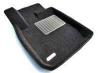 Ковры 3D ворсовые Euromat 3D БИЗНЕС для Ford EcoSport 2014- (цвет Черный)