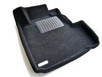 Ковры 3D ворсовые Euromat 3D БИЗНЕС для Honda CR-V 2006-2012 (цвет Черный)