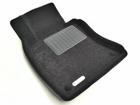 Ковры 3D ворсовые Euromat 3D БИЗНЕС для Infiniti Q50 2015- (цвет Черный)