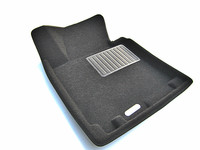 Ковры 3D ворсовые Euromat 3D БИЗНЕС для KIA Cerato 2013- (цвет Черный)