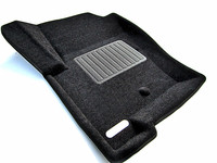 Ковры 3D ворсовые Euromat 3D БИЗНЕС для LAND Rover Range Rover Sport 2014- (цвет Черный)