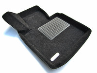 Ковры 3D ворсовые Euromat 3D БИЗНЕС для LAND Rover Range Rover 2002-2012 (цвет Черный)