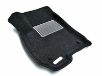 Ковры 3D ворсовые Euromat 3D БИЗНЕС для Nissan Pathfinder 2004-2013 (цвет Черный)