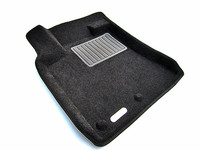 Ковры 3D ворсовые Euromat 3D БИЗНЕС для Nissan Qashqai 2014- (цвет Черный)