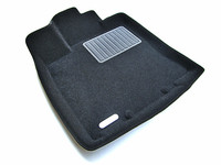 Ковры 3D ворсовые Euromat 3D БИЗНЕС для Nissan Pathfinder 2014- (цвет Черный)