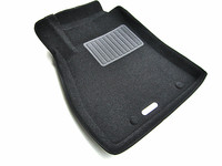 Ковры 3D ворсовые Euromat 3D БИЗНЕС для Nissan Sentra 2014- (цвет Черный)