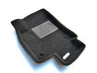 Ковры 3D ворсовые Euromat 3D БИЗНЕС для Opel Astra 2007- (цвет Черный)