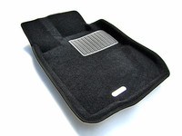 Ковры 3D ворсовые Euromat 3D БИЗНЕС для Renault Duster 2011- (цвет Черный)