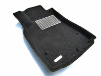 Ковры 3D ворсовые Euromat 3D БИЗНЕС для Renault Fluence 2010- (цвет Черный)