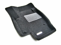 Ковры 3D ворсовые Euromat 3D БИЗНЕС для Skoda Rapid 2014- (цвет Черный)