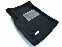 Ковры 3D ворсовые Euromat 3D БИЗНЕС для Ssang Yong Kyron 2006- (цвет Черный)