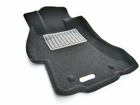 Ковры 3D ворсовые Euromat 3D БИЗНЕС для Subaru XV 2012- (цвет Черный)