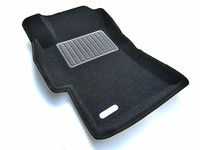 Ковры 3D ворсовые Euromat 3D БИЗНЕС для Subaru Impreza 2008- (цвет Черный)