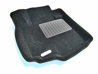 Ковры 3D ворсовые Euromat 3D БИЗНЕС для Suzuki SX4 2006- (цвет Черный)