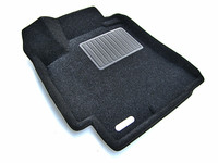 Ковры 3D ворсовые Euromat 3D БИЗНЕС для Toyota Highlander 2010-2013 (цвет Черный)