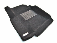 Ковры 3D ворсовые Euromat 3D БИЗНЕС для Toyota Land Cryiser 200 2007-2014 (цвет Черный)