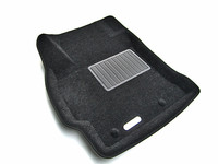 Ковры 3D ворсовые Euromat 3D БИЗНЕС для Toyota Corolla 2013- (цвет Черный)