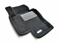 Ковры 3D ворсовые Euromat 3D БИЗНЕС для Volkswagen Passat 2005- (цвет Черный)