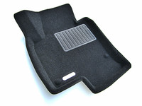 Ковры 3D ворсовые Euromat 3D БИЗНЕС для Volkswagen Tiguan 2008- (цвет Черный)