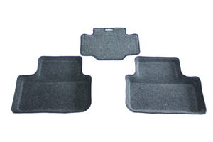 Ковры 3D ворсовые Boratex для Citroen C4 Aircross 2012- (цвет темно-серый)