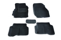 Ковры 3D ворсовые Boratex для Nissan Almera 2005-2012 (цвет Серый)