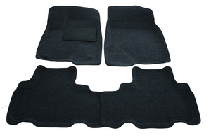 Ковры 3D ворсовые Boratex для Toyota Highlander 2013- (цвет Серый)