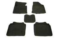 Ковры 3D ворсовые Boratex для Hyundai i40 2011- (цвет темно-серый)