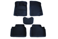 Ковры 3D ворсовые Boratex для Nissan Teana 2014- (цвет Черный)