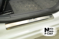Накладки порогов Premium Natanika для Citroen C3 2010- P-CI07 (4 шт.)