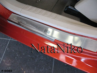 Накладки порогов Premium Natanika для Dodge Caliber 2006- P-DO02 (4 шт.)