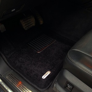 Ковры 3D ворсовые Euromat 3D ЛЮКС для Porsche Cayman 2012- (цвет Черный)