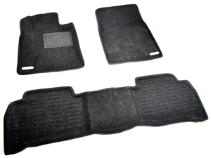 Ковры 3D ворсовые SATORI для Audi A1 2012- черные